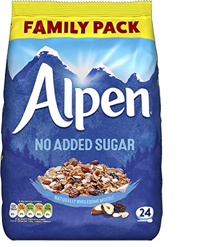 Alpen No Added Sugar The Swiss Recipe 1.1kg - Muesli ohne Zuckerzusatz nach original Schweizer Rezept von Alpen