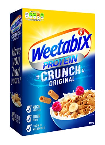 Weetabix Protein Crunch, 4er Pack (4 x 450 g) von Weetabix