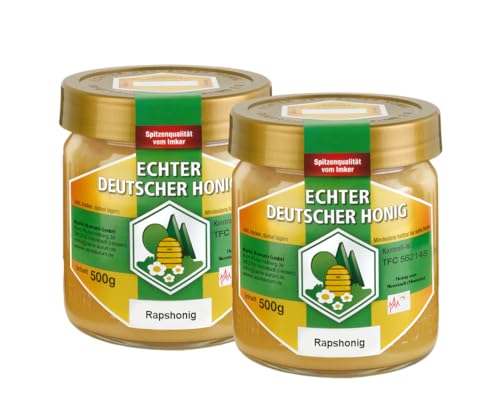 Rapshonig 2x500g -Echter Deutscher Honig von Wegmann