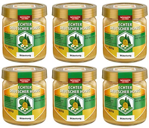 Wegmann Echter deutscher Honig aus Hessens Frühlingsblüten, natur 500 g (6er Pack) von Wegmann