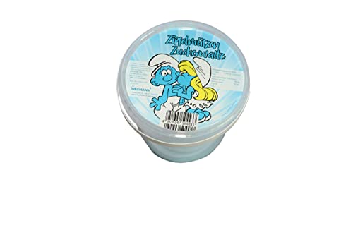 Wegmann XXL Zuckerwatte | Blaue Zipfelmützen Zuckerwatte im Eimer | Premium Qualität | Süße Vielfalt von Wegmann