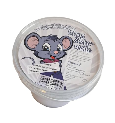 Zuckerwatte | Mauszuckerwatte im Eimer | 50g von Wegmann