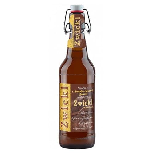 Zwickl Naturbier/Kellerbier 5,5% Alkohol mit Bügelverschluss 500ml - aus der Dampfbierbrauerei Zwiesel (1) von Wegmann