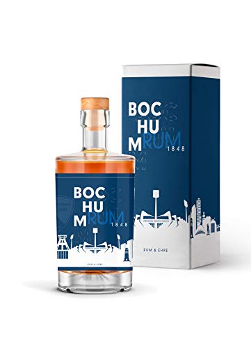 VfL Bochum Rum | mit hochwertige Geschenkverpackung | Einzelflasche 500ml | 40% Vol. | bernsteinfarbener Rum des VfL Bochums | Geschenkidee für echte Bochum Fans von WeiLa