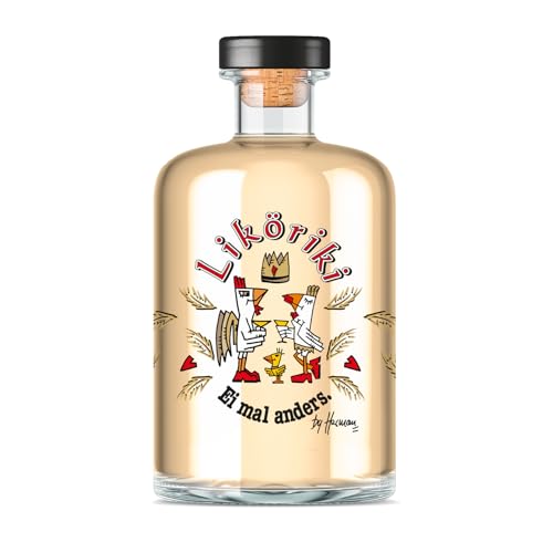 Liköriki Eierlikör | by Herman Reichold | 500ml Einzelflasche | 14% Vol. | Eierlikör mit Grappa | Eierlikör mit modernem Charme von WeiLa