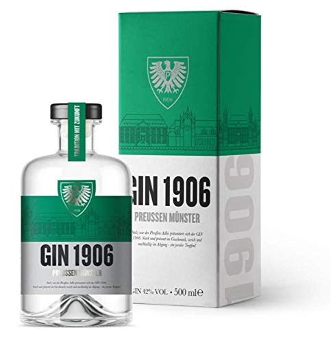 Münster Gin - Gin 1906 / Preußen Münster Gin inkl. Geschenkverpackung (1 x 0,5l) von WeiLa