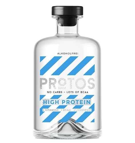 PROTOS Klassik 0,0% | HIGH Protein | 13g Eiweiß | alkoholfreies Destillat | für nicht-alkoholische Cocktails und Longdrinks | zuckerfrei & kalorienarm | 500ml Einzelflasche von WeiLa