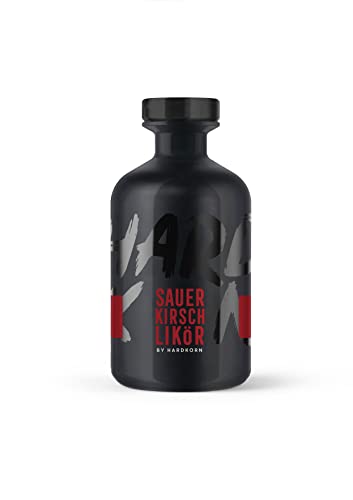 Hardkorn Sauerkirschlikör by Sophia Thomalla | 500ml Einzelflasche | 15% Vol. | Beachfeeling im Glas | Hardkorn x Sauerkirsche von WeiLa