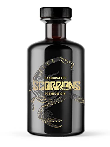 Scorpions Gin | Handcrafted Gin | Einzelflasche 500ml | 42% Vol. | Scorpions Fanartikel von WeiLa