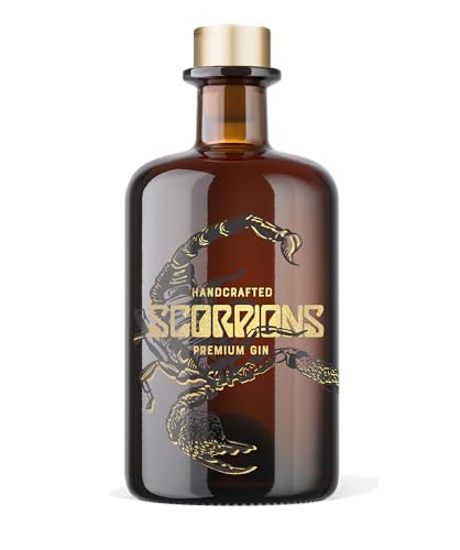 Scorpions Gin | Handcrafted Gin | Einzelflasche 500ml | 42% Vol. | Scorpions Fanartikel von WeiLa