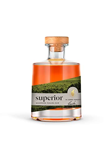 Superior Rum by Gentleman - 10 jähriger Panama Rum - Handmade Panama Rum (1 x 0,5l) von WeiLa