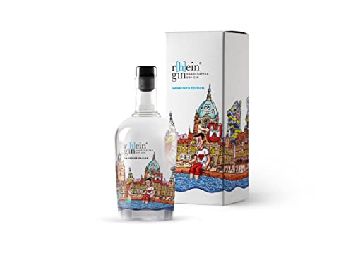 r[h]eingin Tilly Hannover Edition | mit hochwertiger Geschenkverpackung | Handcrafted Dry Gin | Hommage an die Stadt Hannover | 500ml Einzelflasche | 46% Vol. | Geschenkidee für Hannover Liebhaber von WeiLa