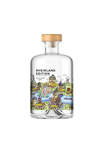 r[h]eingin Rheinland Edition | by Jacques Tilly | 500ml Einzelflasche | 46% vol | Handcrafted Dry Gin | hochwertiger Gin | Geschenkidee von WeiLa