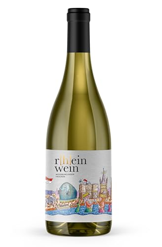 r[h]einwein Tilly Köln | Weissburgunder, trocken | 12% Vol. | 750ml Einzelflasche | Deutscher Qualitätswein Pfalz | 2022 von WeiLa