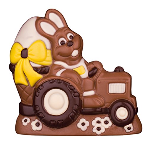 Schokoladen Osterhase auf Traktor, 150g von Weibler