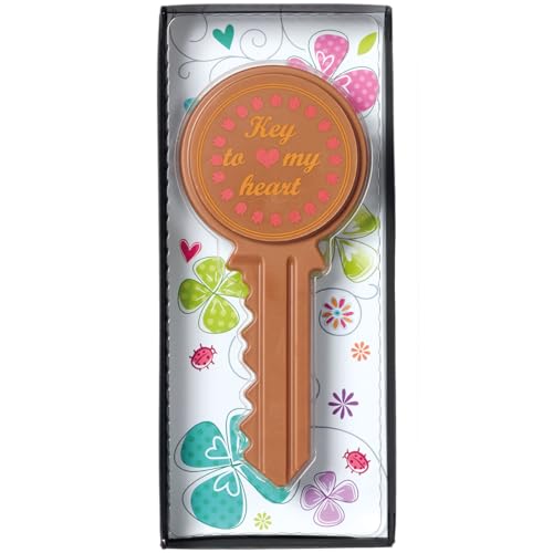 Weibler Confiserie Edelvollmilch Schokoladen Geschenkpackung Key to my heart 50 g von Weibler