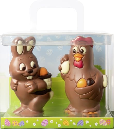 Weibler Confiserie Schokoladen Hase und Huhn 150 g von Weibler