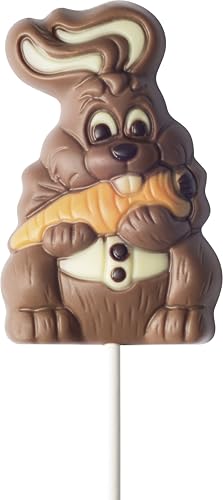 Weibler Confiserie Schokoladen Lolly Möhrenhase 35 g von Weibler