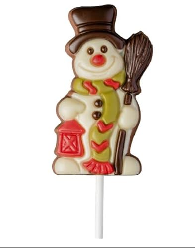 Weibler Confiserie Schokoladen Lolly Schneemann 35 g von Weibler