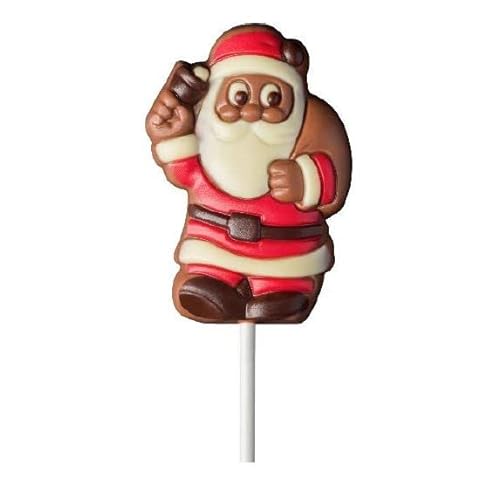 Weibler Confiserie Schokoladen Lolly Weihnachtsmann mit Glocke 35 g von Weibler