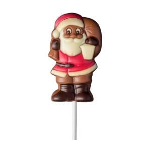Weibler Confiserie Schokoladen Lolly Weihnachtsmann mit Laterne 35 g von Weibler