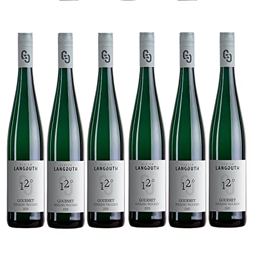 Weingut Ulrich Langguth 12° Gourmet Riesling Weißwein Wein trocken (6 Flaschen) von Weigut Ulrich Langguth
