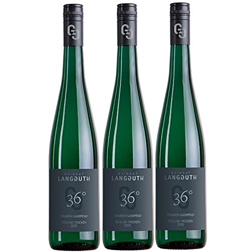 Weingut Ulrich Langguth 36° Traben Gaispfad Riesling Weißwein Wein trocken (3 Flaschen) von Weigut Ulrich Langguth