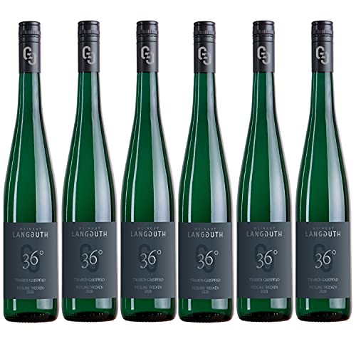 Weingut Ulrich Langguth 36° Traben Gaispfad Riesling Weißwein Wein trocken (6 Flaschen) von Weigut Ulrich Langguth
