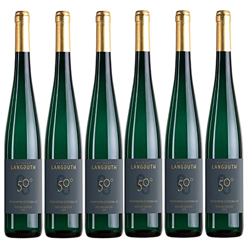 Weingut Ulrich Langguth 50° Piesporter Günterslay Riesling Auslese Weißwein Wein süß (6 Flaschen) von Weigut Ulrich Langguth