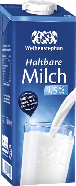 Weihenstephan Haltbare Milch 1,5% von Weihenstephan
