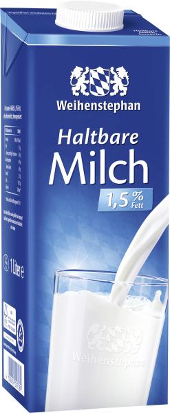 Weihenstephan Haltbare Milch 1,5% von Weihenstephan