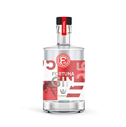 Fortuna Gin | Fortuna Düsseldorf | Einzelflasche 500ml | 42% Vol. | typisch lokale Zutaten | Geschenkidee für echte Fortuna Fans & Düsseldorf Liebhaber von WeiLa