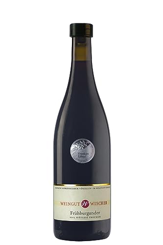 WEIN WISCHER Rotwein Frühburgunder trocken Spätlese [0,75 l] Franken Wischer Nordheim am Main Frankenwein jetzt genießen! von Wein Wischer Nordheim am Main