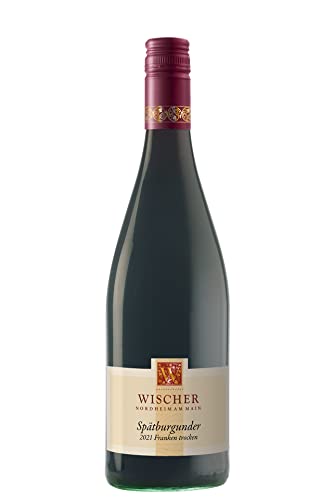 WEIN WISCHER Rotwein Spätburgunder trocken Qualitätswein [1,0 l] Franken Wischer Nordheim am Main Frankenwein jetzt genießen! von Wein Wischer Nordheim am Main