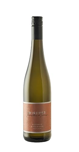 WEIN WISCHER Cuvée Silvaner und Traminer trocken Qualitätswein [0,75 l] Franken Kollektion Thorsten&Tobias Frankenwein jetzt genießen! von Wein Wischer Nordheim am Main