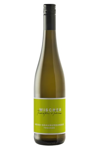 WEIN WISCHER Cuvée Weißburgunder und Grauburgunder trocken Qualitätswein [0,75 l] Franken Kollektion Thorsten&Tobias Frankenwein jetzt genießen! von Wein Wischer Nordheim am Main