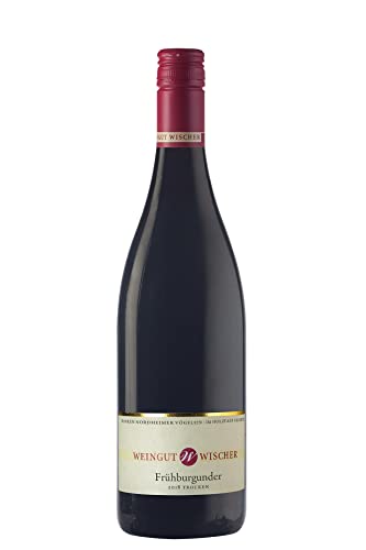 WEIN WISCHER Rot Frühburgunder trocken Qualitätswein [0,75 l] Franken Wischer Nordheim am Main Frankenwein jetzt genießen! von Wein Wischer Nordheim am Main