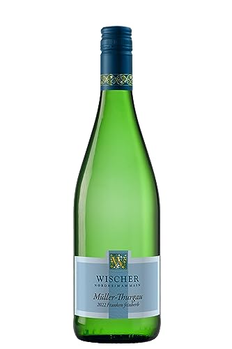 WEIN WISCHER Weißwein Müller-Thurgau halbtrockenfeinherb Qualitätswein [1,0 l] Franken Wischer Nordheim am Main Frankenwein jetzt genießen! von Wein Wischer Nordheim am Main