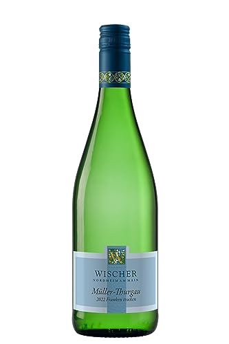 WEIN WISCHER Weißwein Müller-Thurgau trocken Qualitätswein [1,0 l] Franken Wischer Nordheim am Main Frankenwein jetzt genießen! von Wein Wischer Nordheim am Main