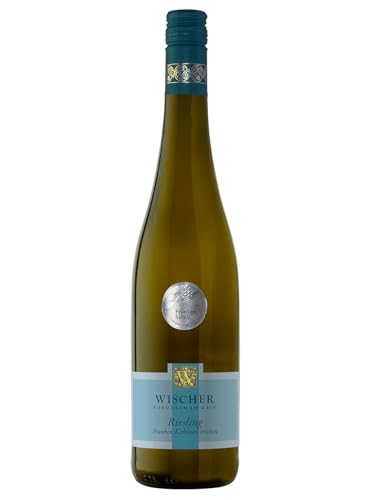 WEIN WISCHER Weißwein Riesling trocken Kabinett [0,75 l] Franken Wischer Nordheim am Main Frankenwein jetzt genießen! von Wein Wischer Nordheim am Main
