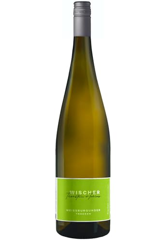 WEIN WISCHER Weißwein Weißer Burgunder trocken Qualitätswein [1,5 l] Franken Kollektion Thorsten&Tobias Frankenwein jetzt genießen! von Wein Wischer Nordheim am Main