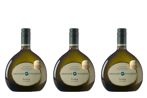 WEIN WISCHER Weißwein Riesling edelsüß Auslese [1 x 1,5 l] Nordheimer Kreuzberg Weingut Wischer - Gutsabfüllung Frankenwein jetzt genießen! von Wein Wischer Nordheim am Main
