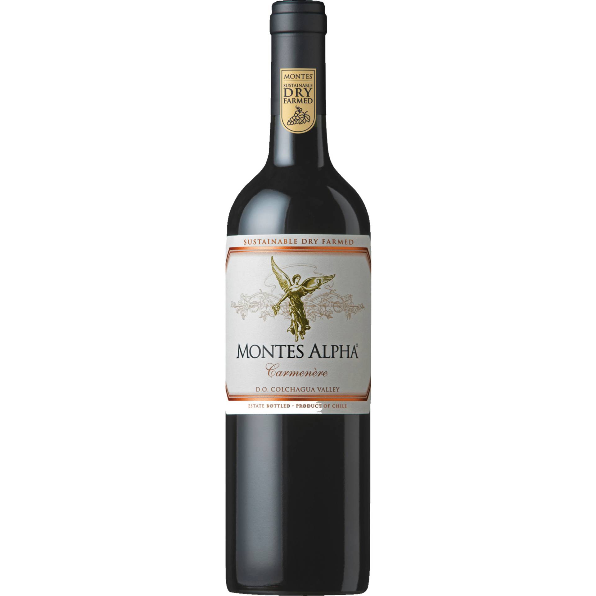 Montes Alpha Carménère, Valle de Colchagua, Valle Central, 2021, Rotwein Montes Alpha Carménère, Valle de Colchagua, Valle Central, 2021, Rotwein von Wein Wolf GmbH,53227,Bonn,Deutschland