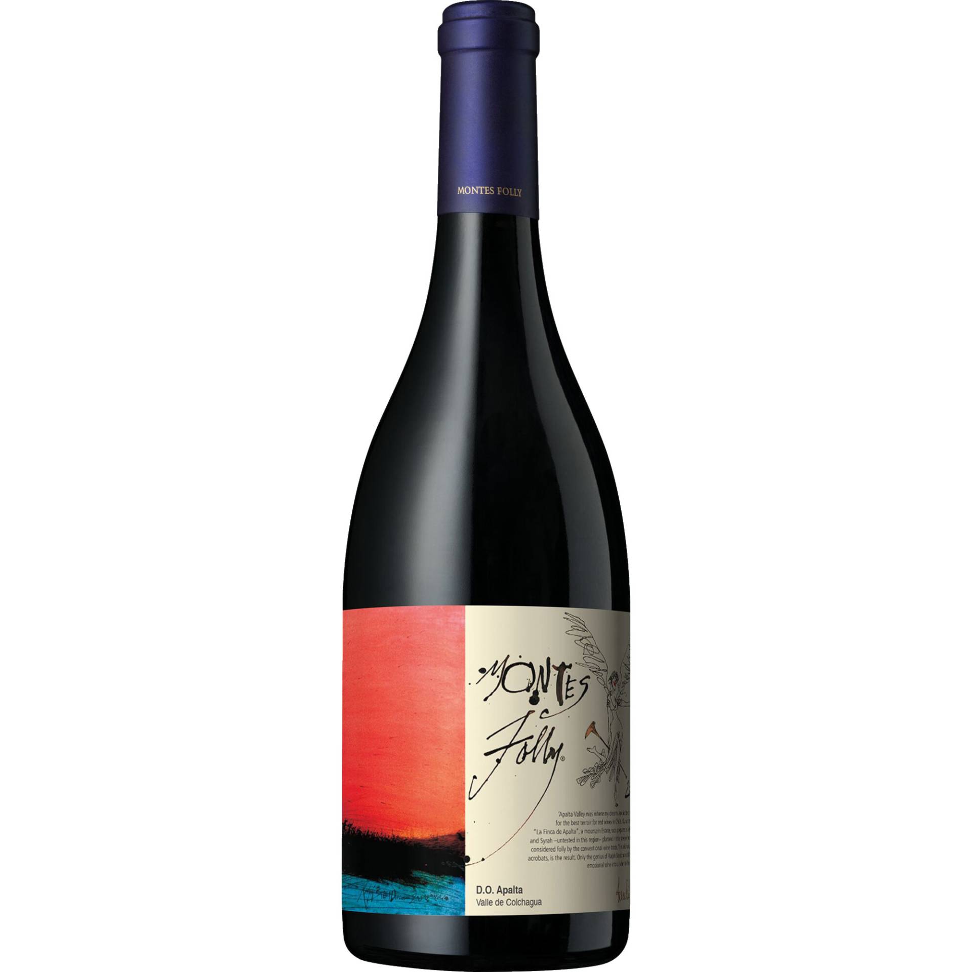 Montes Folly Syrah, Valle Central, Valle Central, 2020, Rotwein von Wein Wolf GmbH,53227,Bonn,Deutschland