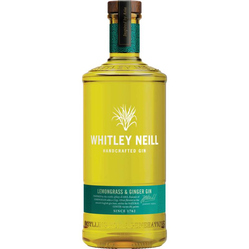 Whitley Neill Lemongrass & Ginger Gin, 0,7l, 43%, Spirituosen von Wein Wolf GmbH,53227,Bonn,Deutschland