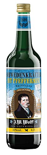 Wein Wolff Schwedenkräuter mit Pfefferminz 32% vol. (1 x 0.7 l) von Wein Wolff