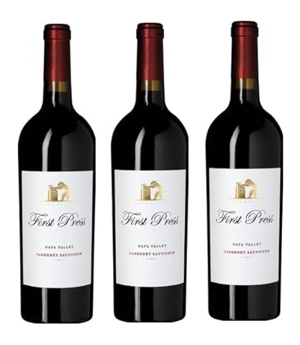 3x 0,75l - 2019er - Delicato Family Vineyards - First Press Wine Cellars - Cabernet Sauvignon - Napa Valley - California - Rotwein trocken von Wein- und Genießerparadies