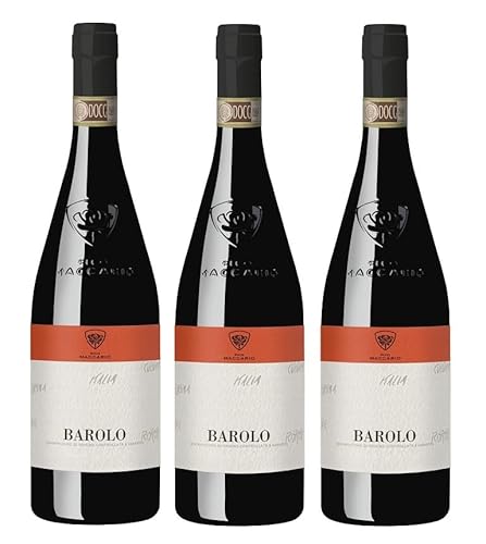 3x 0,75l - 2021er - Pico Maccario - Barolo D.O.C.G. - Piemonte - Italien - Rotwein trocken von Wein- und Genießerparadies