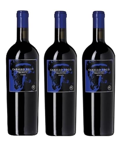 3x 0,75l - 2020er - Caballo Loco - Grand Cru - Apalta - Valle de Colchagua D.O. - Chile - Rotwein trocken von Wein- und Genießerparadies