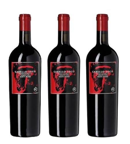 3x 0,75l - 2021er - Caballo Loco - Grand Cru - Maipo Andes - Valle del Maipo D.O. - Chile - Rotwein trocken 3x 0,75l - 2021er - Caballo Loco - Grand Cru - Maipo Andes - Valle del Maipo D.O. - Chile - Rotwein trocken von Wein- und Genießerparadies